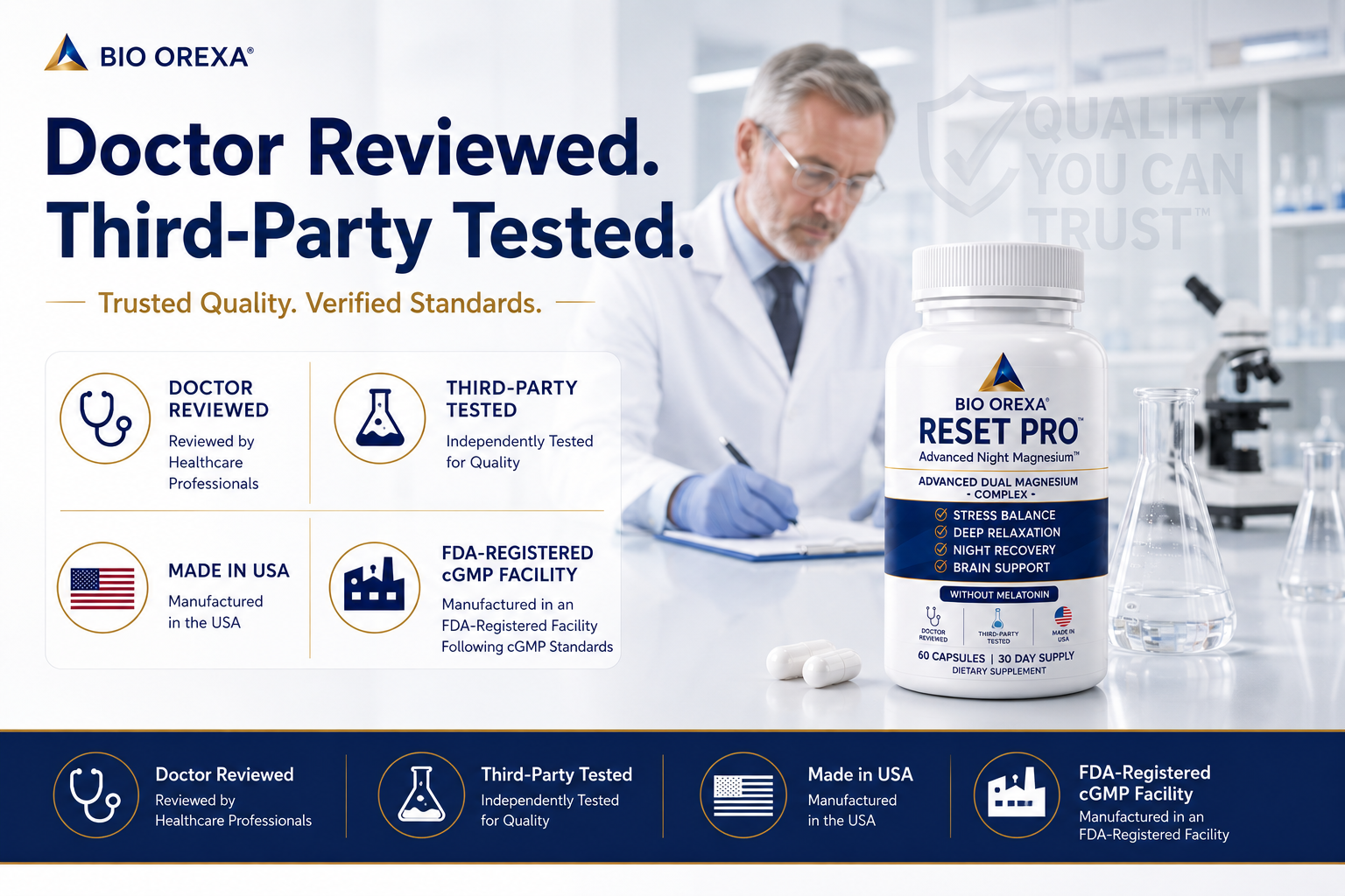 Doctor Reviewed Third-Party Tested — Bio Orexa